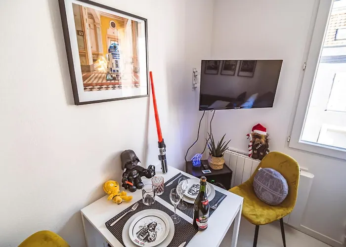 Daire Explorereims - Intergalactique Chic Proche Gare/centre *