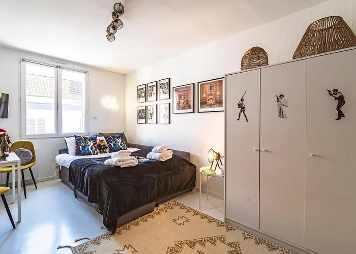 Daire Explorereims - Intergalactique Chic Proche Gare/centre Reims